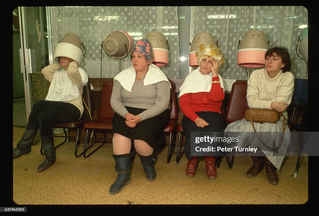 Women in Beauty Salon