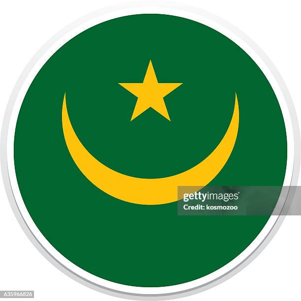 ilustraciones, imágenes clip art, dibujos animados e iconos de stock de bandera mauritania - mauritania flag