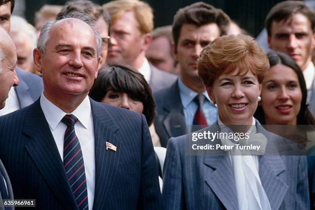 Mikhail and Raisa Gorbachev