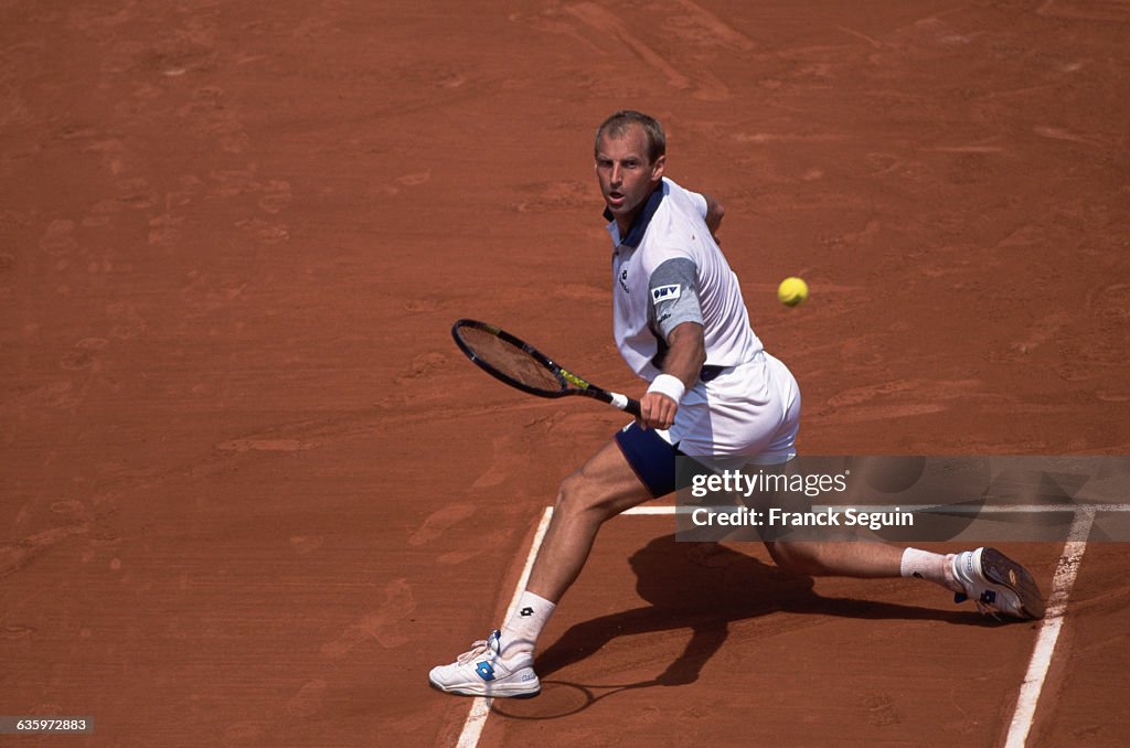 Thomas Muster at the French Open