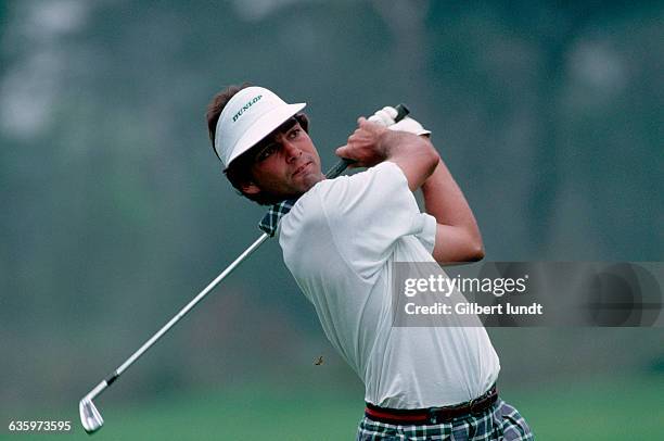 Golfer Emmanuel Dussart in Action