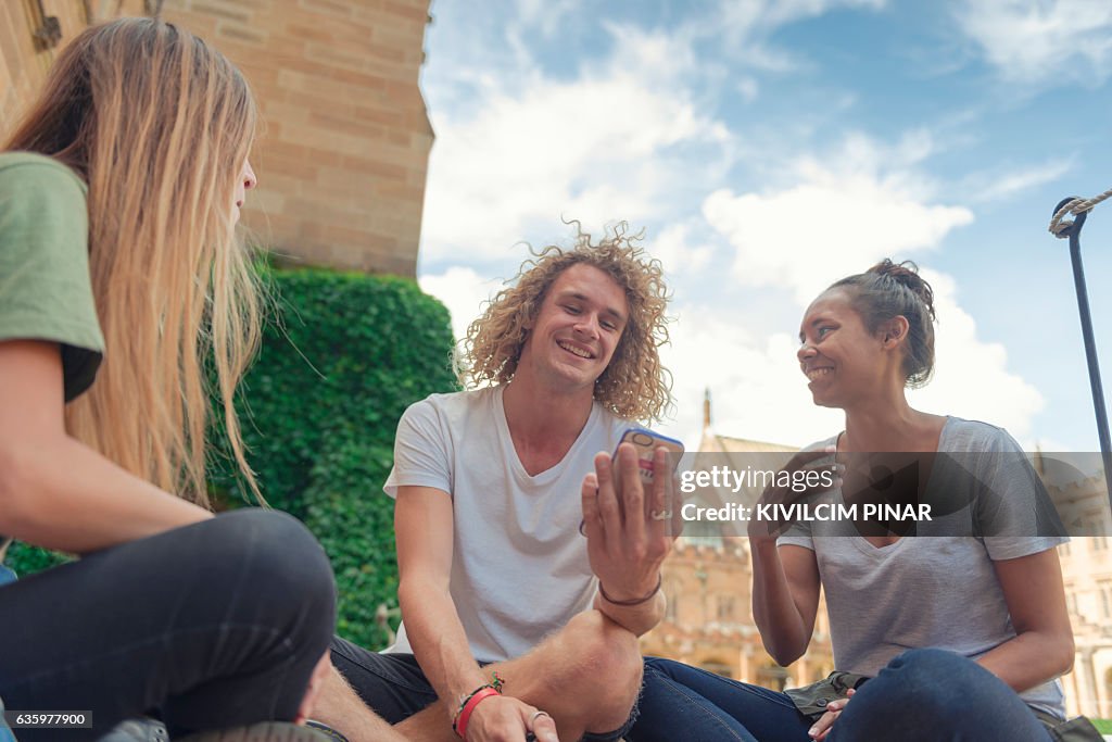 Multi-ethnic group of Australian scholars