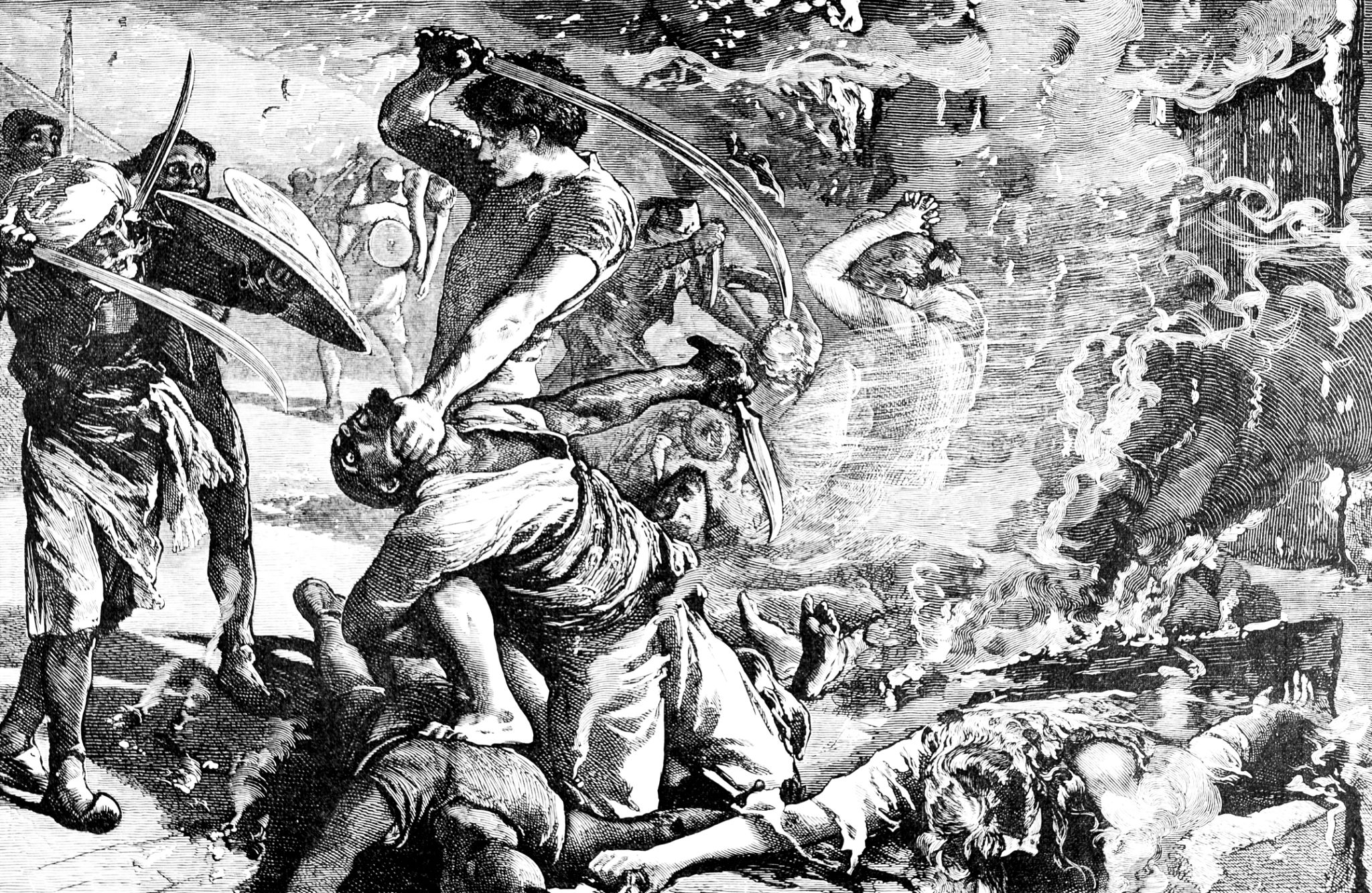 The Sack of Baltimore - historic battle The Sack of Baltimore - historic battle