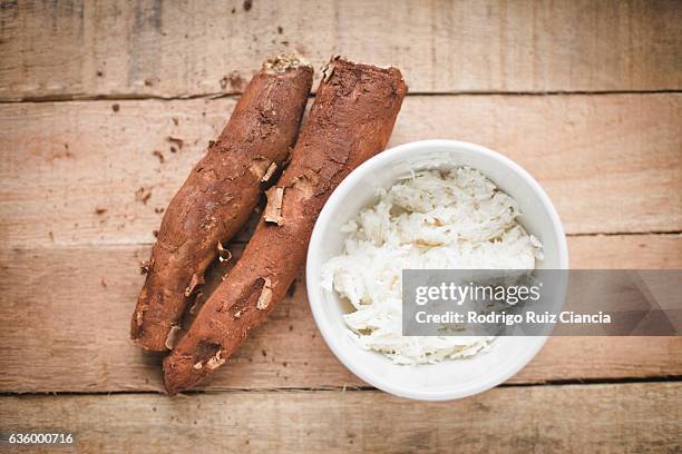 cassava - tapioca stock pictures, royalty-free photos & images