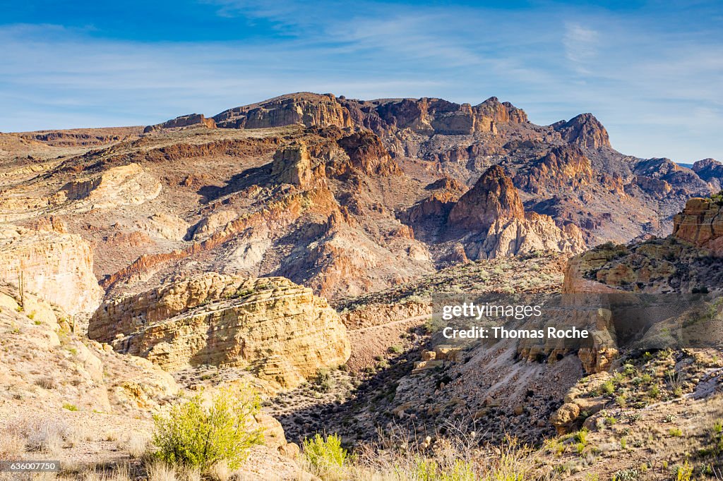 Mountains in the Superstition Wilderness