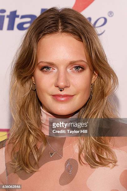 Tove Lo attends the Hot 99.5 Jingle Ball at Verizon Center on December 12, 2016 in Washington, DC.