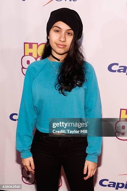 Alessia Cara attends the Hot 99.5 Jingle Ball at Verizon Center on December 12, 2016 in Washington, DC.