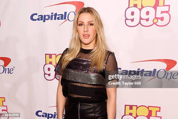 Ellie Goulding attends the Hot 99.5 Jingle Ball at Verizon Center on December 12, 2016 in Washington, DC.