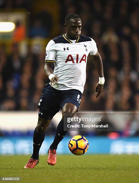 Moussa Sissoko of Tottenham Hotspur during the Barclays Premier League match between Tottenham Hotspur and Burnley at White Hart Lane on December 18,...