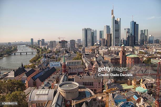 frankfurt panorama - koblenz stock pictures, royalty-free photos & images