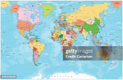 Political Map With Rivers Labeled Detailed Political World Map With Capitals Rivers And Lakes High-Res ...