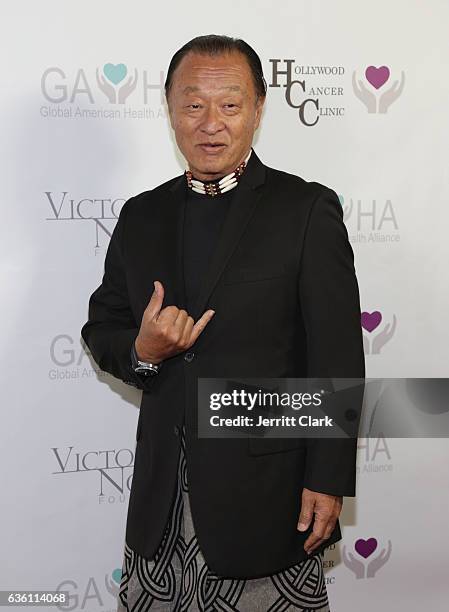 Cary Hiroyuki-Tagawa attends the Victorino Noval Foundation Christmas Party on December 17, 2016 in Beverly Hills, California.