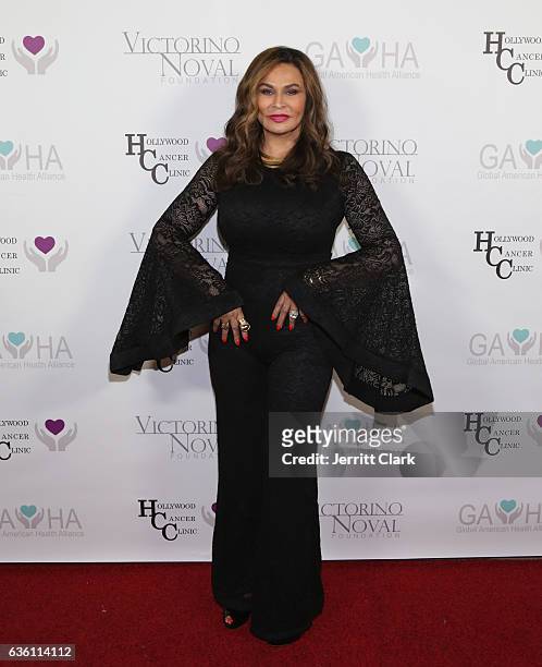 Tina Knowles Lawson attends the Victorino Noval Foundation Christmas Party on December 17, 2016 in Beverly Hills, California.
