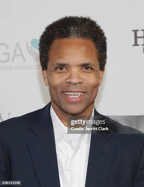 Jesse Jackson Jr. Attends the Victorino Noval Foundation Christmas Party on December 17, 2016 in Beverly Hills, California.