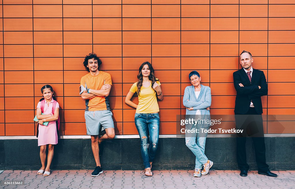 Verschiedene Generationen