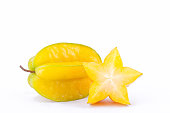 star fruit carambola or star apple ( starfruit )