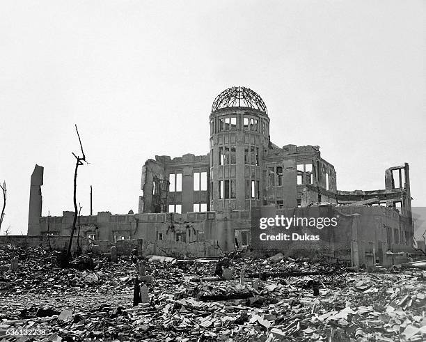 Hiroshima after Atomic Bomb strike in 1945.