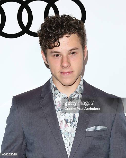 Actor Nolan Gould attends the Audi Celebration for the 68th Emmys at The Catch on September 15, 2016 in West Hollywood, California.