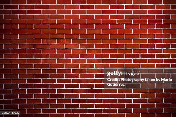 red brick texture - red wall stock pictures, royalty-free photos & images