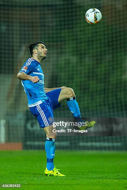 Emir Spahic of Hamburger SV in action during the Friendly Match between Hamburger SV and Ajax Amsterdam at Gloria Sports Center on January 09 , in...