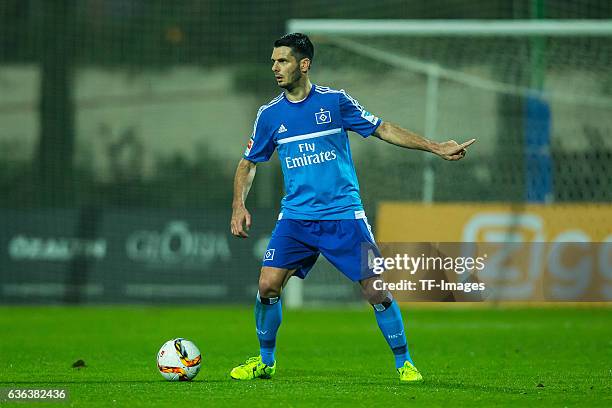 Emir Spahic of Hamburger SV in action during the Friendly Match between Hamburger SV and Ajax Amsterdam at Gloria Sports Center on January 09 , in...