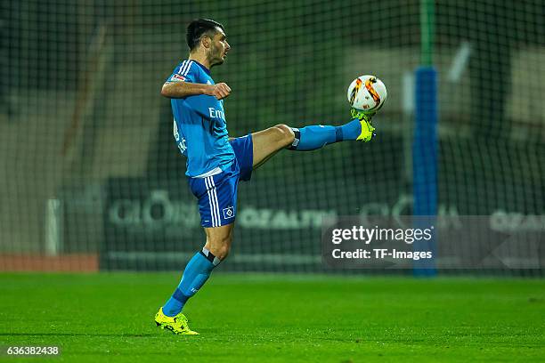 Emir Spahic of Hamburger SV in action during the Friendly Match between Hamburger SV and Ajax Amsterdam at Gloria Sports Center on January 09 , in...