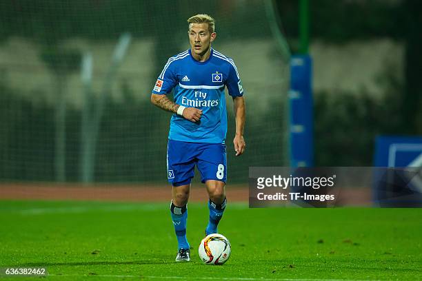 Lewis Harry Holtby of Hamburger SV in action during the Friendly Match between Hamburger SV and Ajax Amsterdam at Gloria Sports Center on January 09...