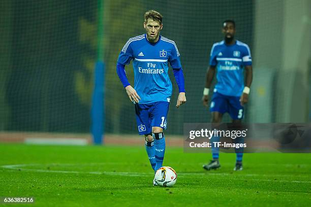 Aaron Hunt of Hamburger SV in action during the Friendly Match between Hamburger SV and Ajax Amsterdam at Gloria Sports Center on January 09 , in...