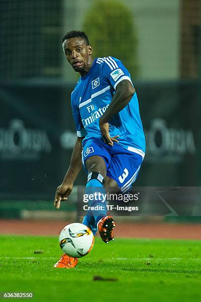 Cleber Janderson Pereira Reis of Hamburger SV in action during the Friendly Match between Hamburger SV and Ajax Amsterdam at Gloria Sports Center on...