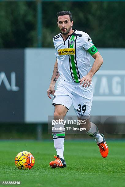 Martin Stranzl of Moenchengladbach in action during the Friendly Match between Borussia Moenchengladbach and Sivasspor at training camp on January...