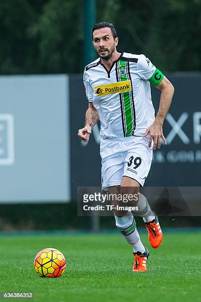 Martin Stranzl of Moenchengladbach in action during the Friendly Match between Borussia Moenchengladbach and Sivasspor at training camp on January...