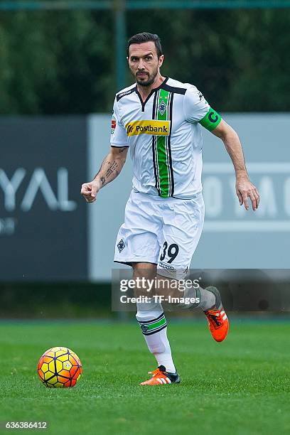 Martin Stranzl of Moenchengladbach in action during the Friendly Match between Borussia Moenchengladbach and Sivasspor at training camp on January...