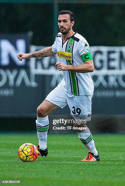 Martin Stranzl of Moenchengladbach in action during the Friendly Match between Borussia Moenchengladbach and Sivasspor at training camp on January...