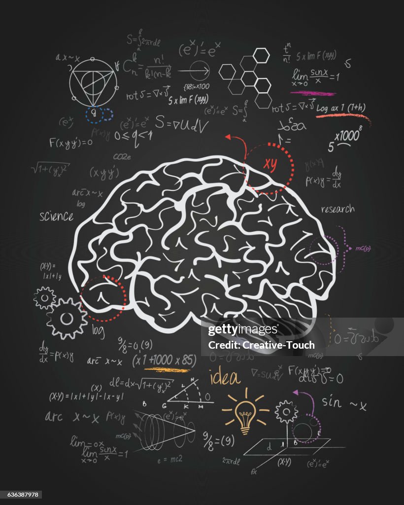 Science Brain Graphics Science And The Human Brain High-Res Vector Graphic - Getty Images