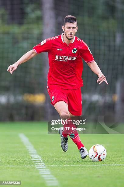 Ceyhun Guelselam of Hannover 96 in action during the Friendly Match between Hannover 96 and Gostaresh Foolad FC at training camp on January 13, 2016...