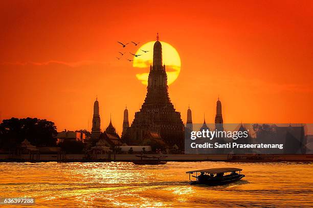 wat arun - bangkok foto e immagini stock