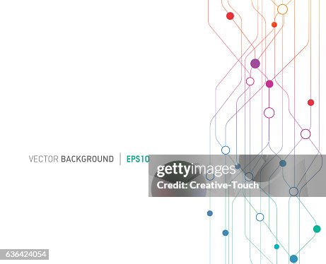 Technological Lines Connections Background Technological Lines Connections Background
