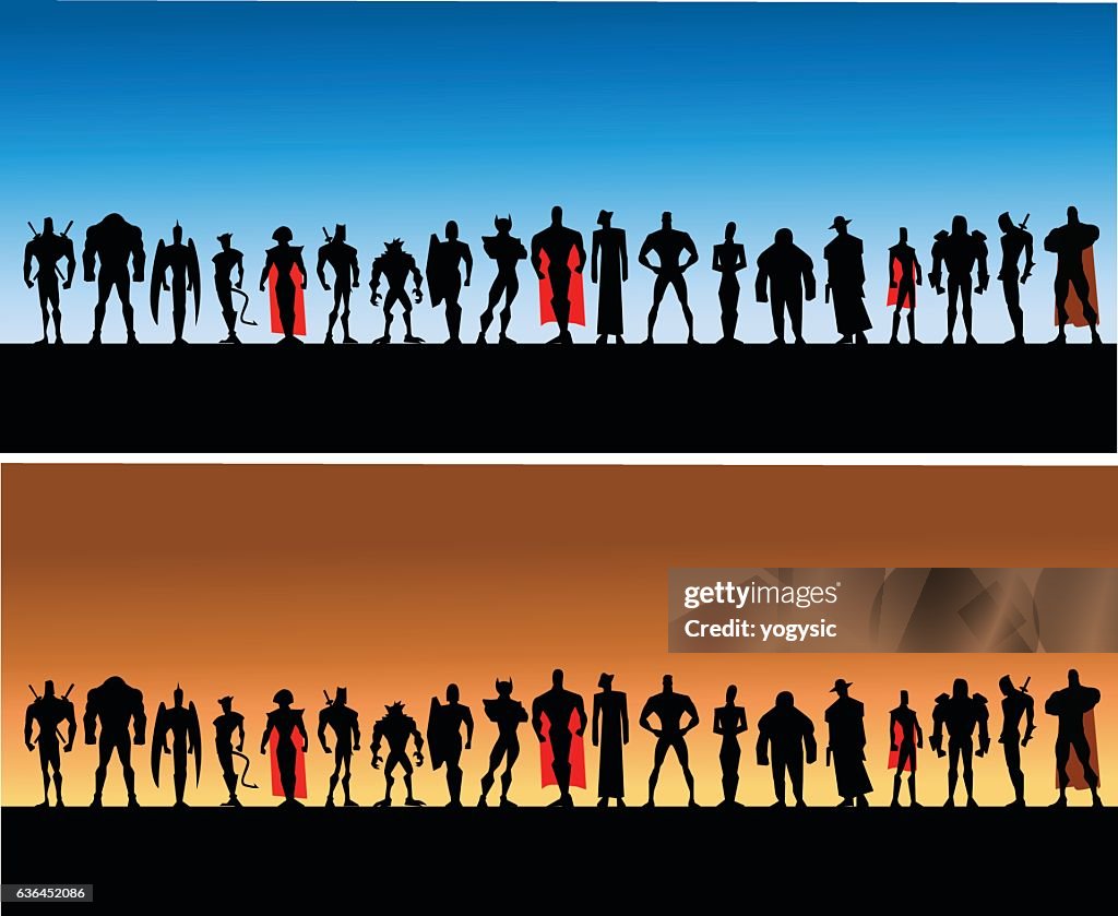 All Male League of Superheroes