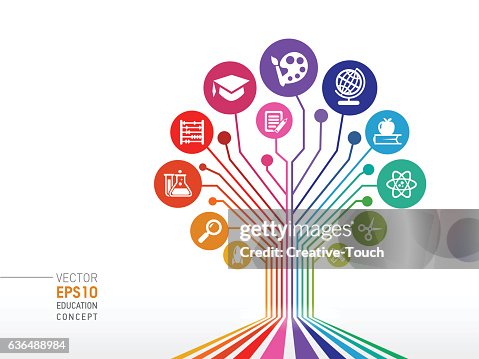 Technologic Lines - Education Concept Technologic Lines - Education Concept