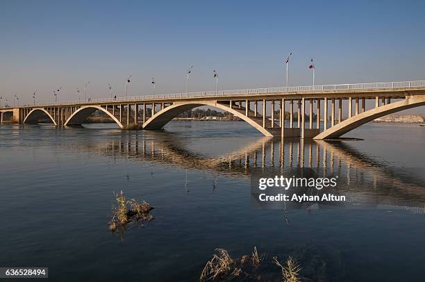 birecik bridge ,gaziantep,turkey - gaziantep city stock pictures, royalty-free photos & images