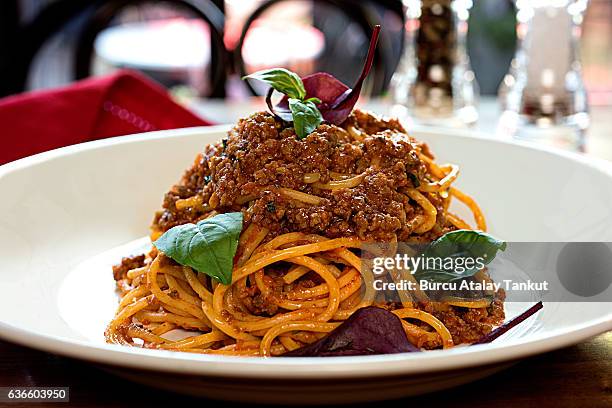 spaghetti bolognese - 波隆那肉醬 個照片及圖片檔