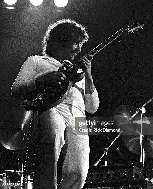 Genesis, Rock and Roll Hall of Fame Touring Guitarist Daryl Stuermer performs at The Omni Coliseum in Atlanta Georgia October 4, 1978