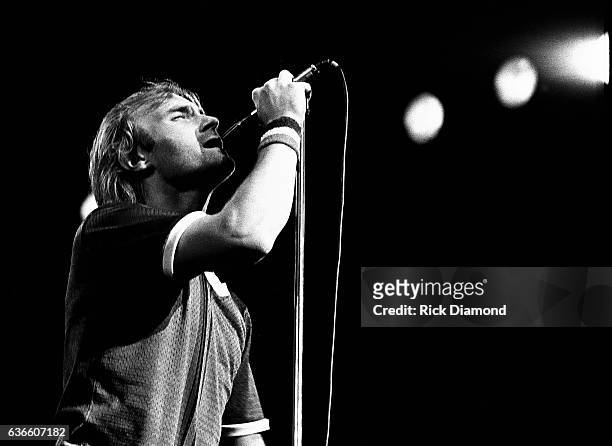 Genesis, Rock and Roll Hall of Fame Singer/Songwriter Phil Collins performs at The Omni Coliseum in Atlanta Georgia October 4, 1978.