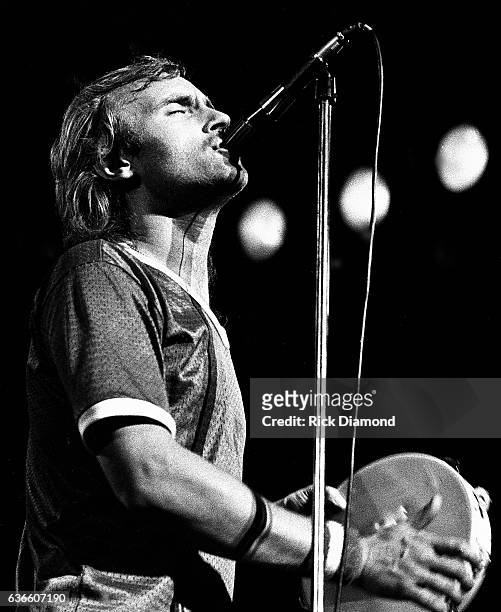 Genesis, Rock and Roll Hall of Fame Singer/Songwriter Phil Collins performs at The Omni Coliseum in Atlanta Georgia October 4, 1978.