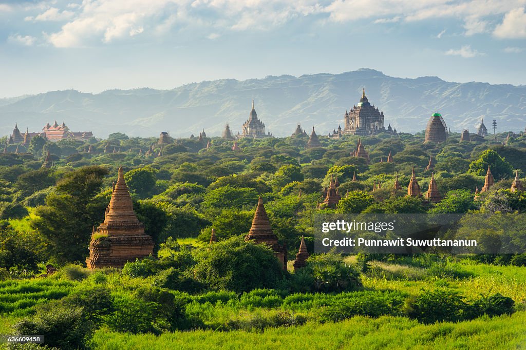 Bagan ancient city pagodas and monastery, Mandalay, Myanmar