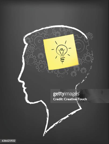 reminder note - people sticky notes stock illustrations