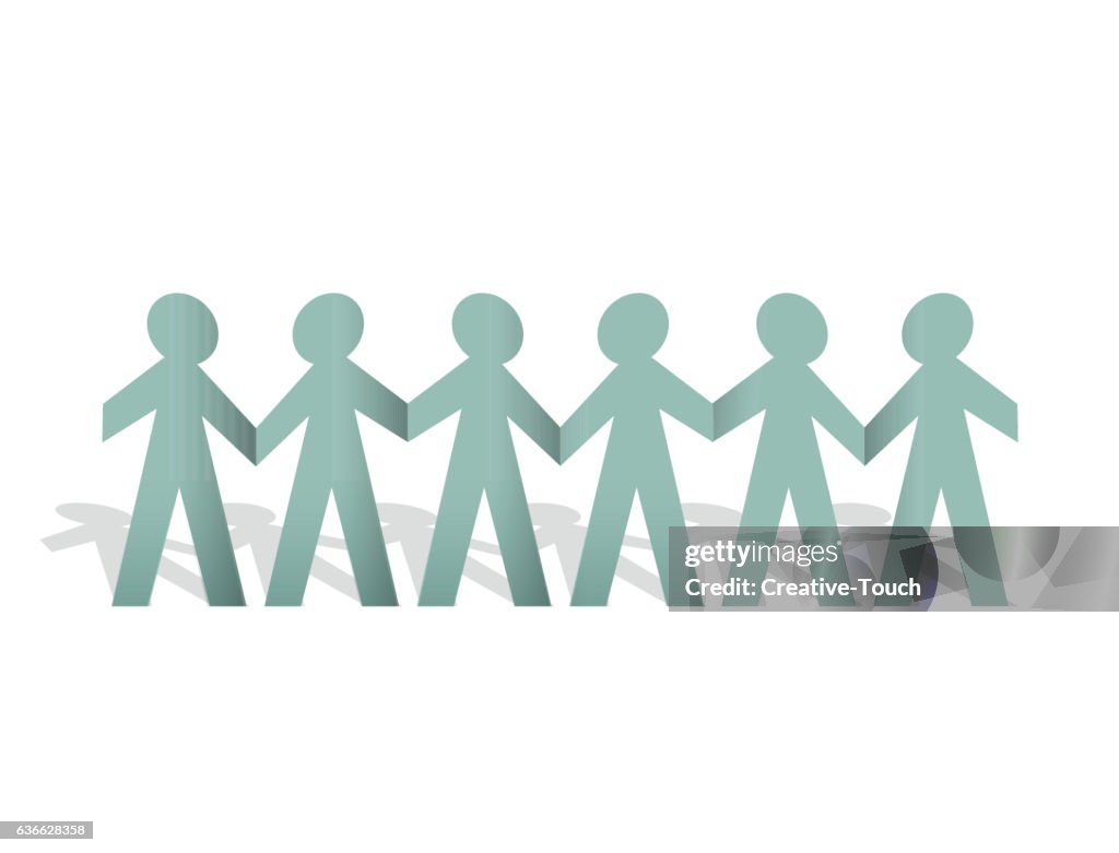 Paper Person Net Paper People High-Res Vector Graphic - Getty Images