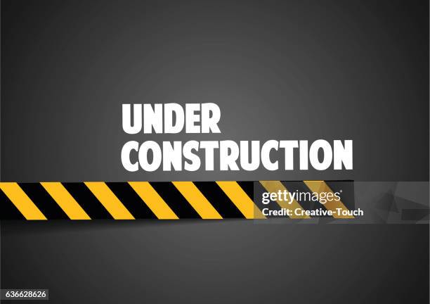 unter bau - baustelle stock-grafiken, -clipart, -cartoons und -symbole