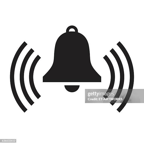 ilustrações, clipart, desenhos animados e ícones de bell ícone de - doorbell