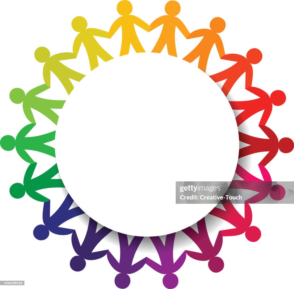 People Chain and banner